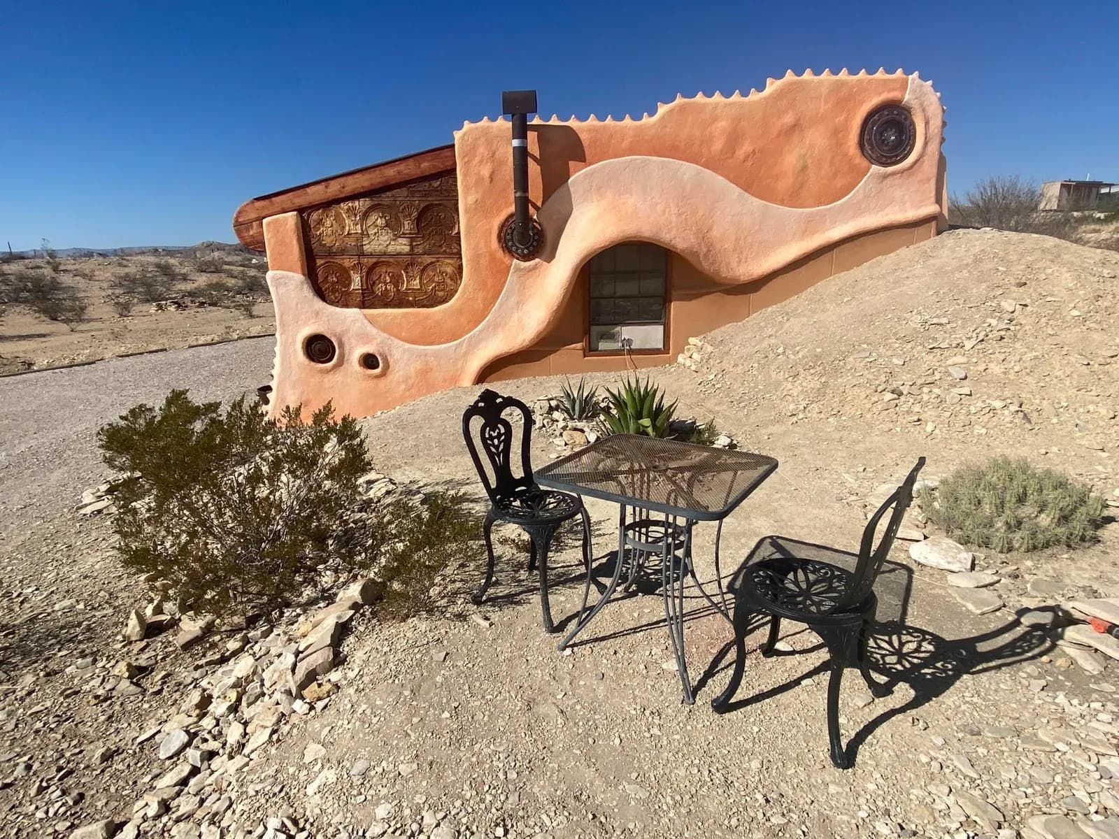 Eco House — Entire home · passive desert cooling in Terlingua Ghost Town, TX